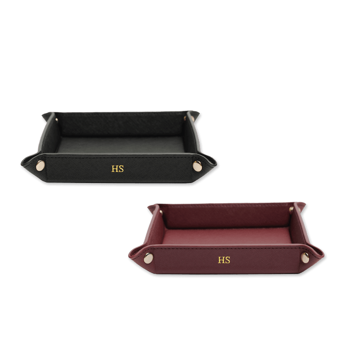 [Couple Bundle] - 2 Saffiano Small Tray