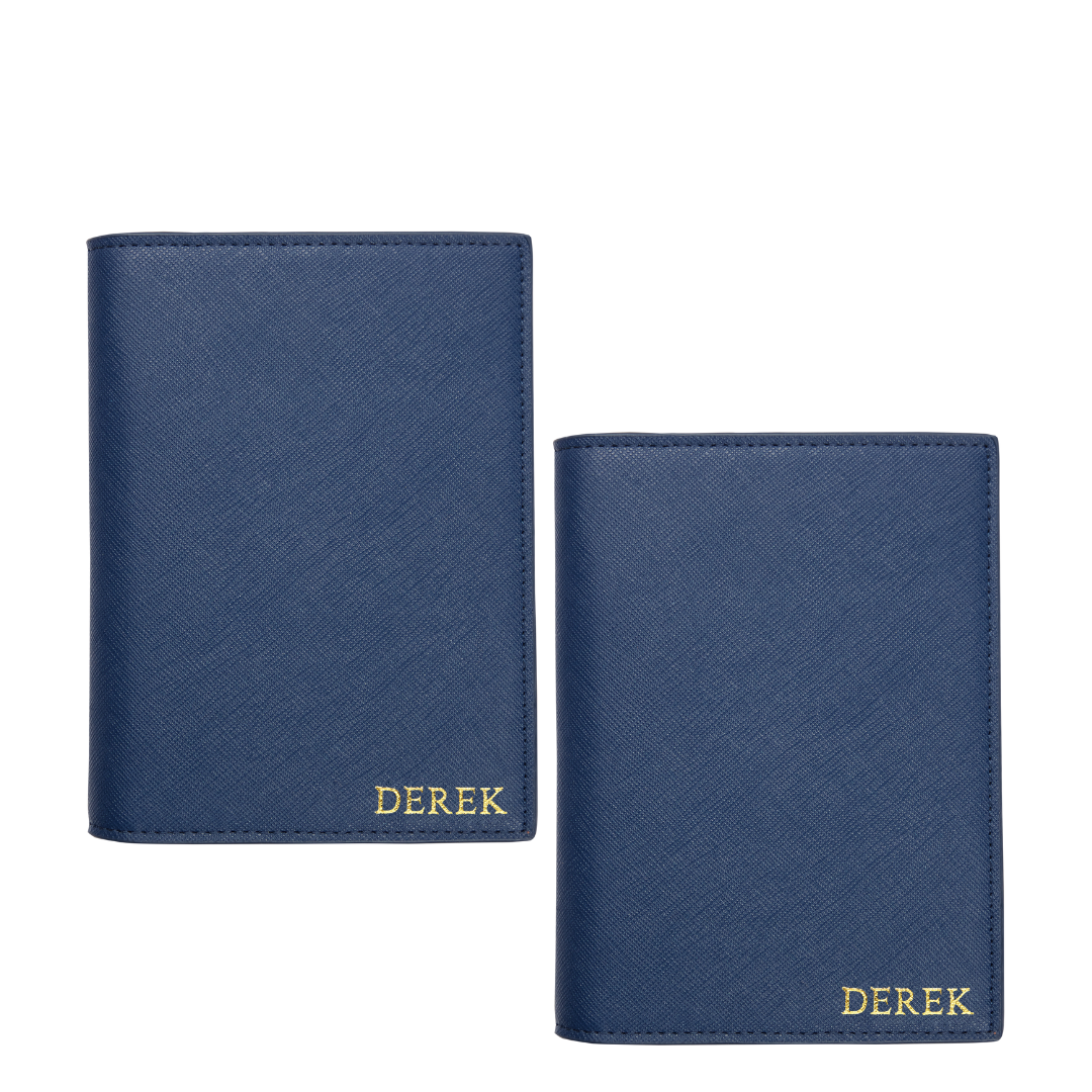 [Couple Bundle] - 2 Saffiano Passport Cover