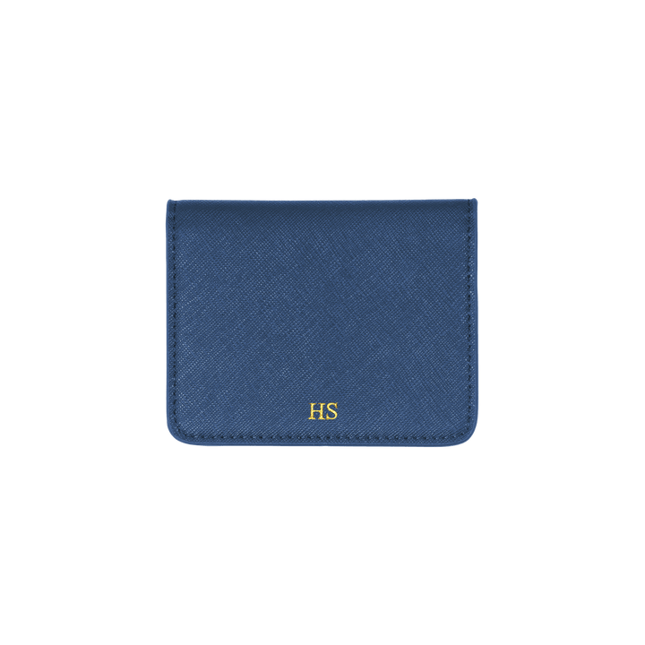 Navy - Saffiano Bifold Cardholder