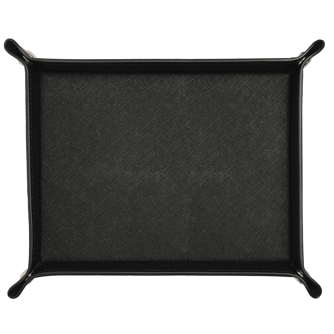Saffiano Leather Tray - Black