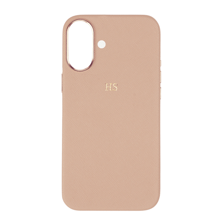 Nude - iPhone 17 Series Full Wrap Saffiano Phone Case