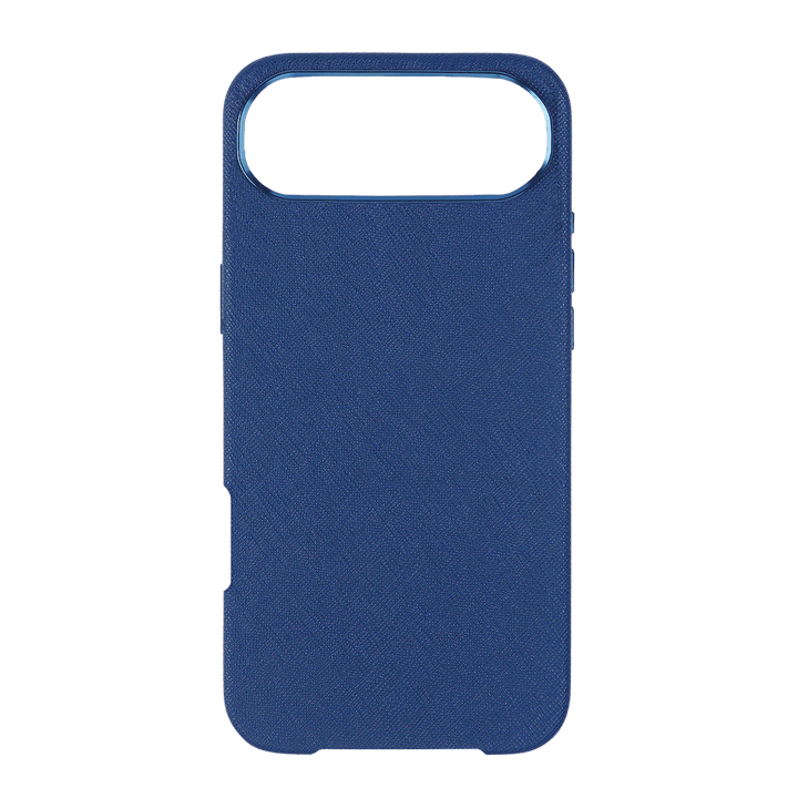 Navy - iPhone 17 Series Full Wrap Saffiano Phone Case