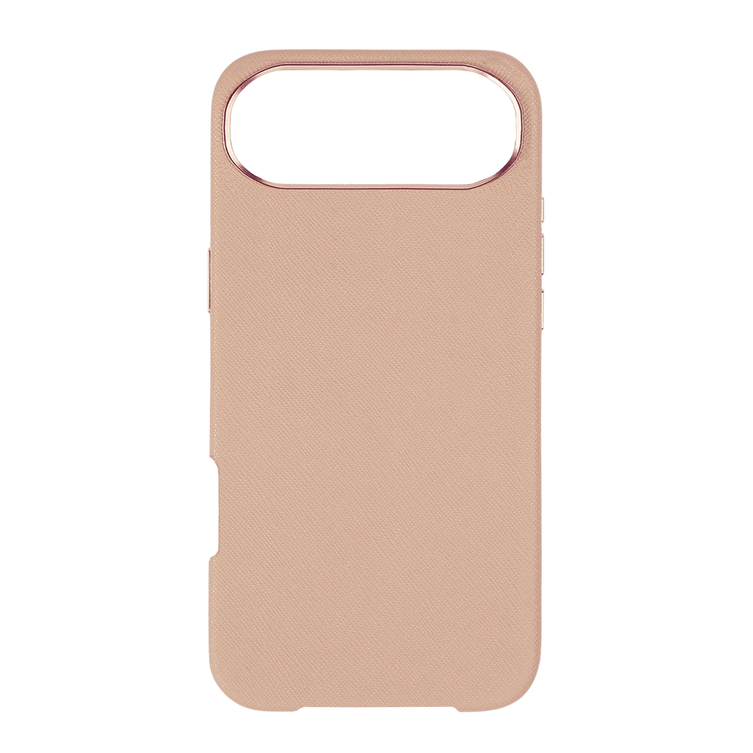 Nude - iPhone 17 Series Full Wrap Saffiano Phone Case