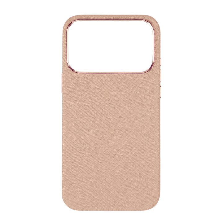Nude - iPhone 17 Series Full Wrap Saffiano Phone Case