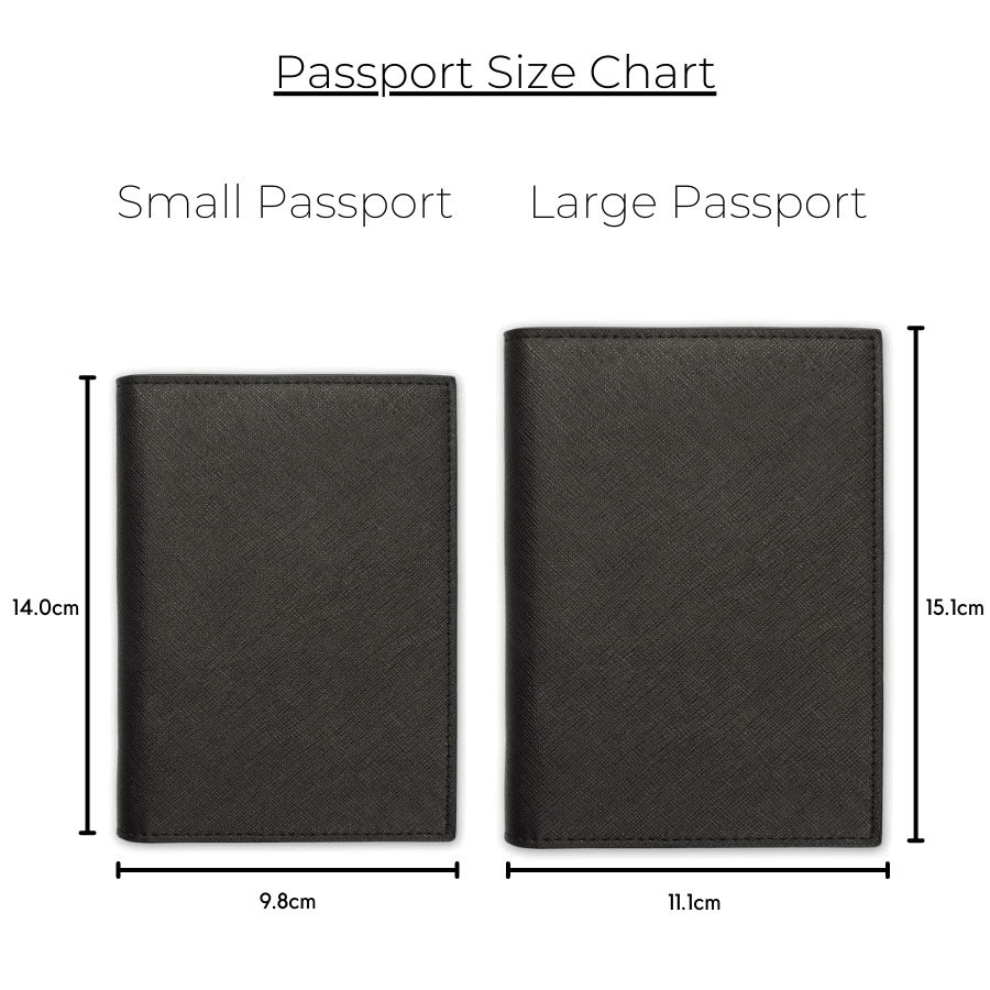 Saffiano Passport Cover | Black