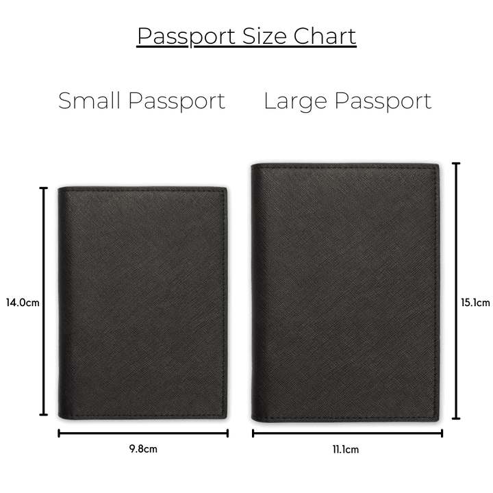 Saffiano Passport Cover | Black