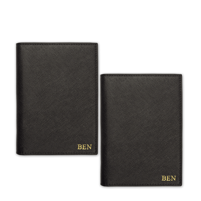 [Couple Bundle] - 2 Saffiano Passport Cover