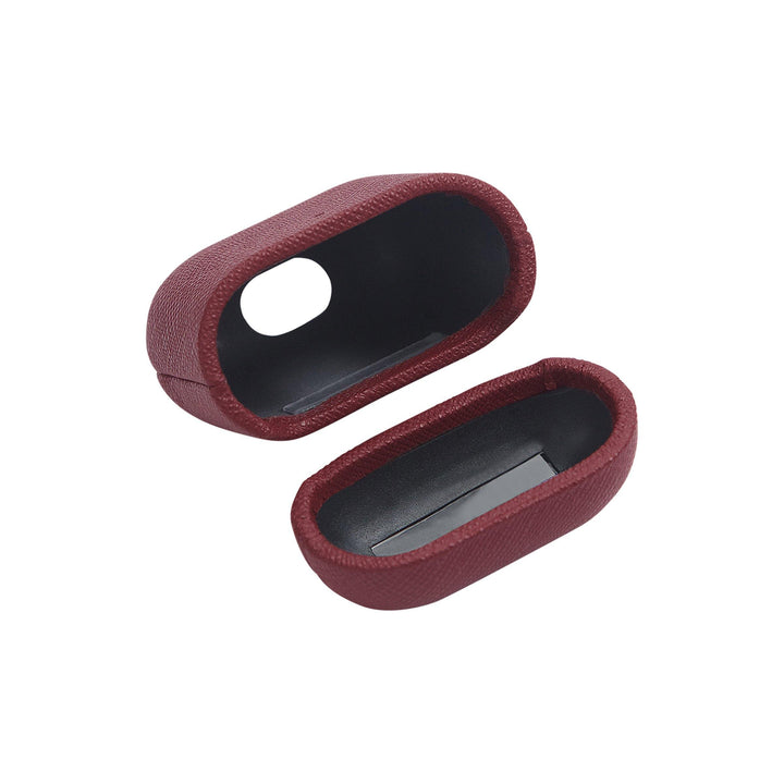Burgundy - Saffiano AirPods Case Cover [1st/2nd Generation] - THEIMPRINT