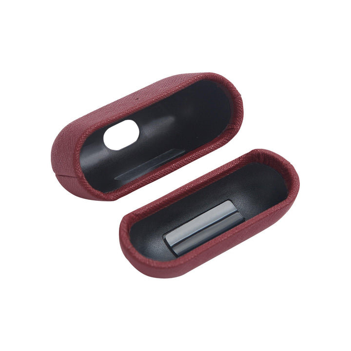 Burgundy - Saffiano AirPods PRO Case Cover [1st Generation] - THEIMPRINT