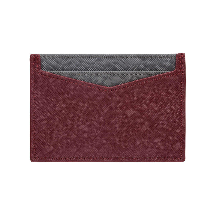 Burgundy - Saffiano Cardholder - THEIMPRINT