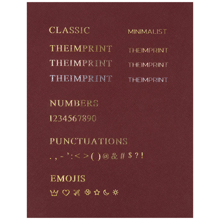 Burgundy - Saffiano Passport Cover - THEIMPRINT