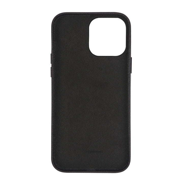 Black - iPhone 13 Series Full Wrap Saffiano Phone Case - THEIMPRINT