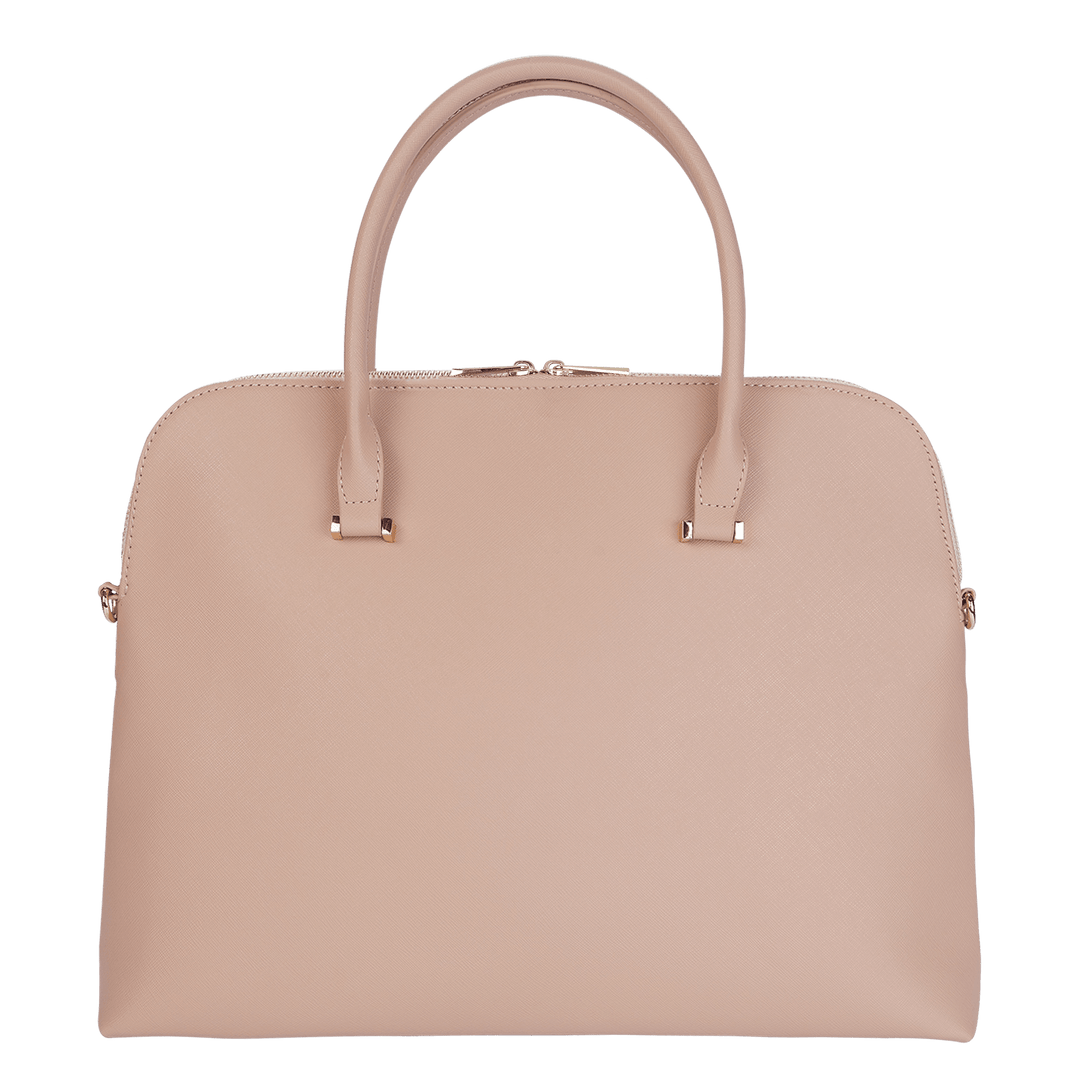 Nude - Saffiano Laptop Bag - THEIMPRINT