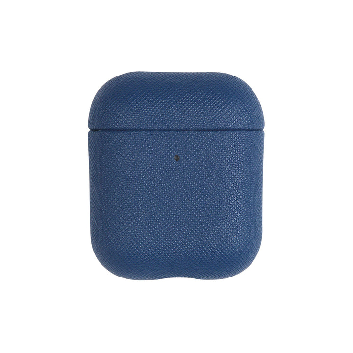 Navy - Saffiano AirPods Case Cover [1st/2nd Generation] - THEIMPRINT