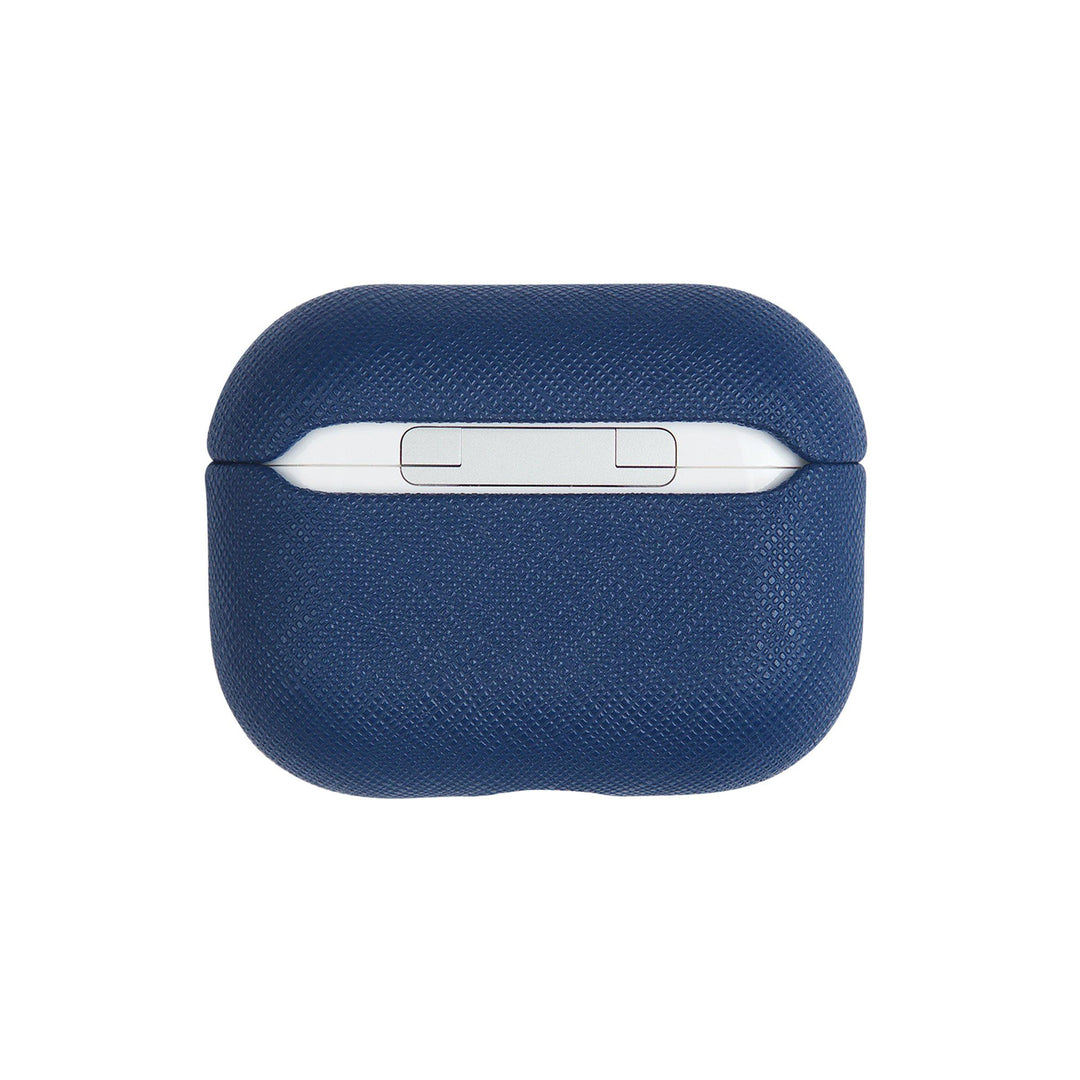 Navy - Saffiano AirPods PRO Case Cover [1st Generation] - THEIMPRINT