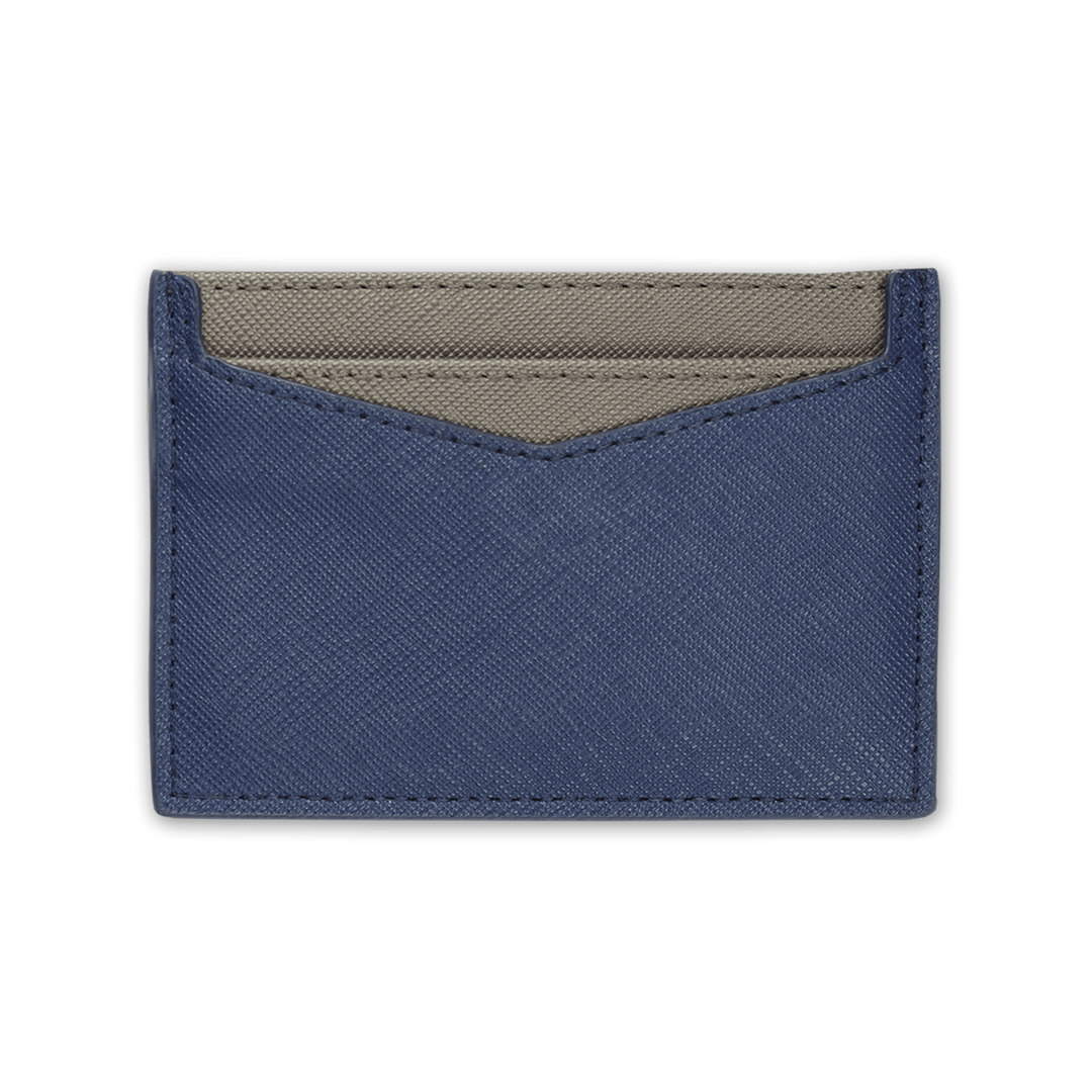 Navy - Saffiano Cardholder - THEIMPRINT