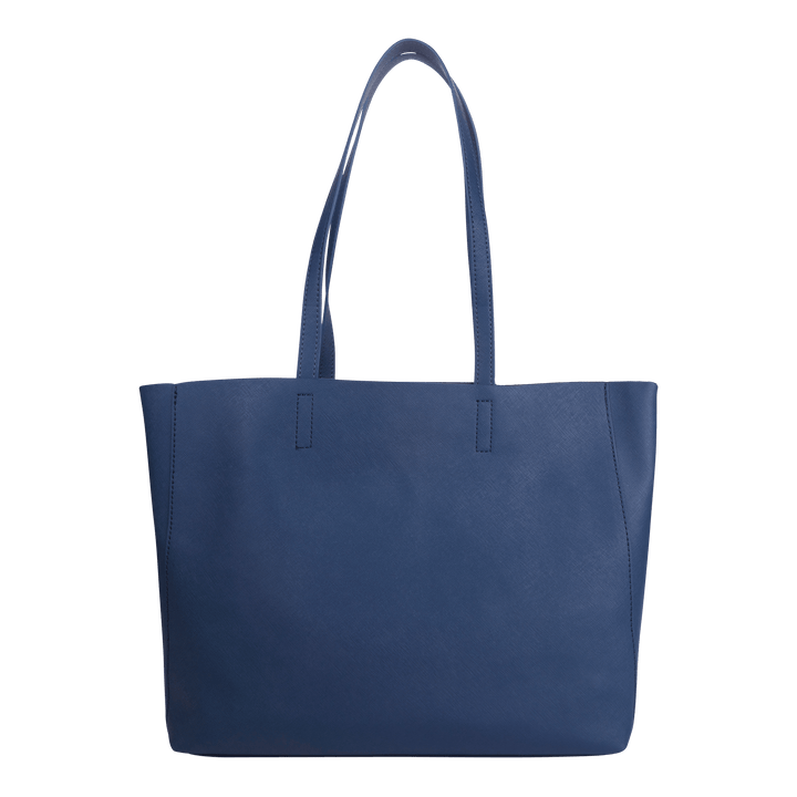 Navy - Saffiano Tote Bag - THEIMPRINT