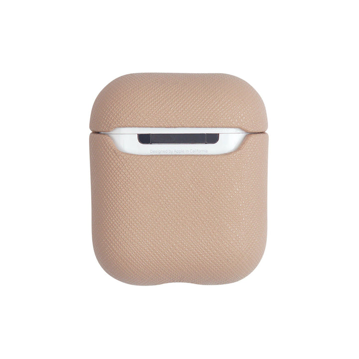 Nude - Saffiano AirPods Case Cover [1st/2nd Generation] - THEIMPRINT