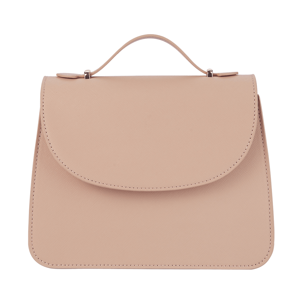 Nude - Saffiano Shoulder Bag - THEIMPRINT