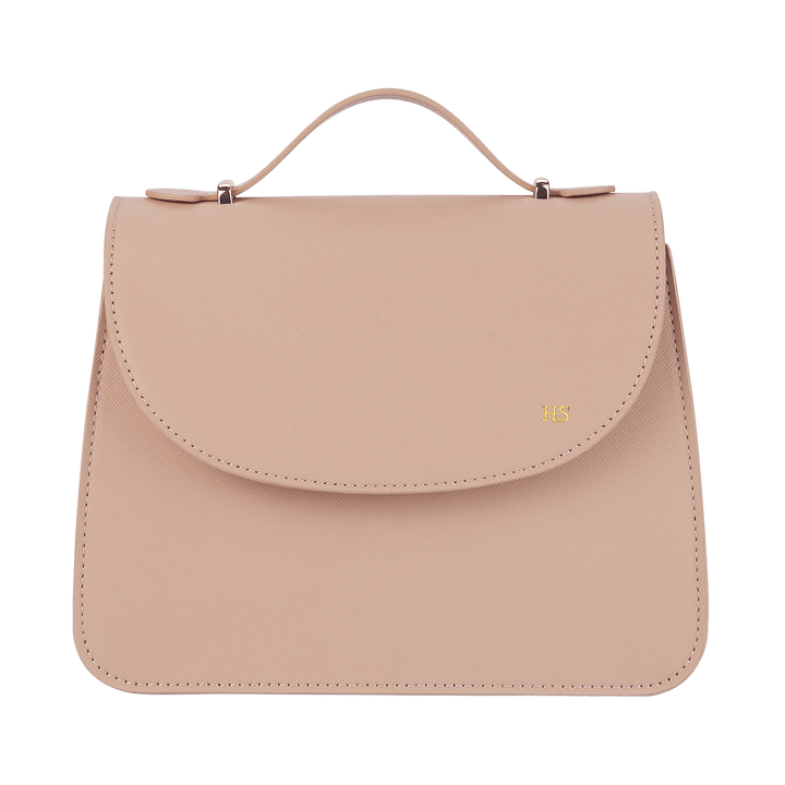 Nude - Saffiano Shoulder Bag - THEIMPRINT