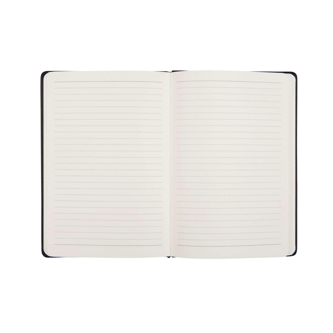 Black - A5 Saffiano Notebook - THEIMPRINT