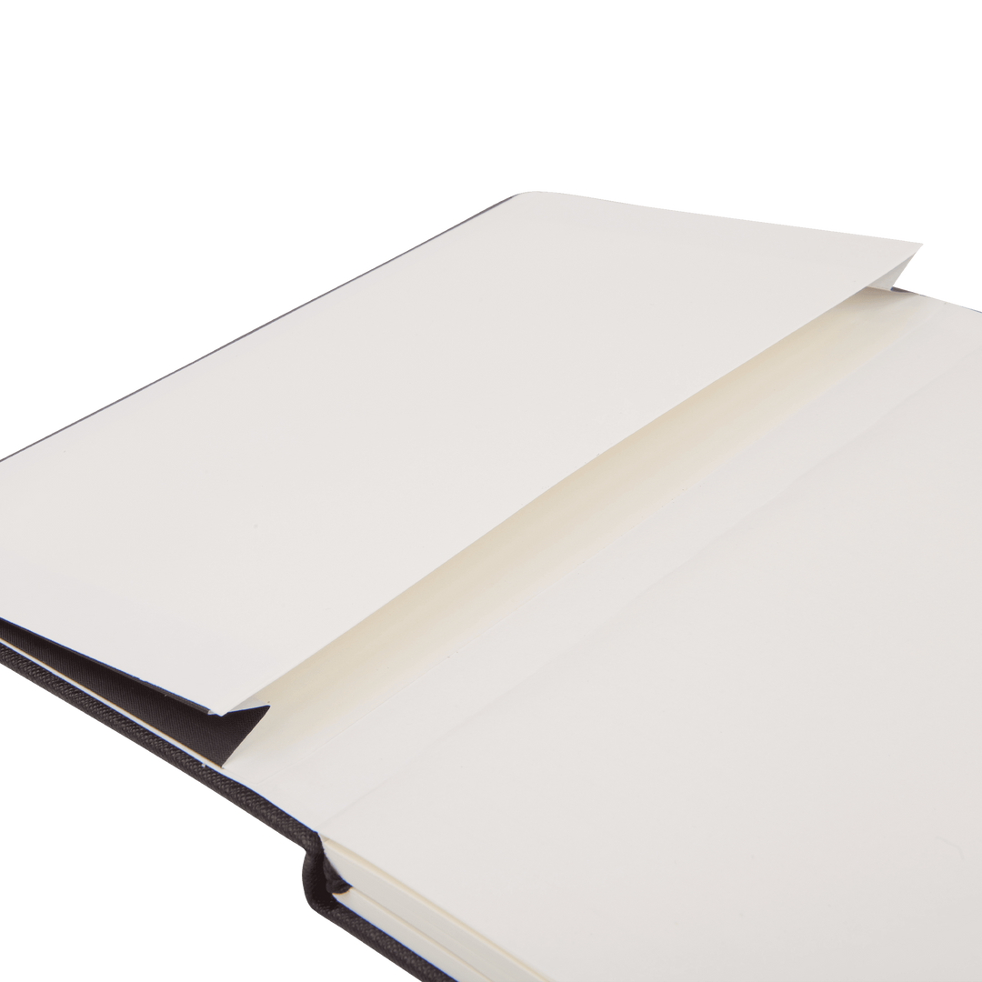 Black - A5 Saffiano Notebook - THEIMPRINT