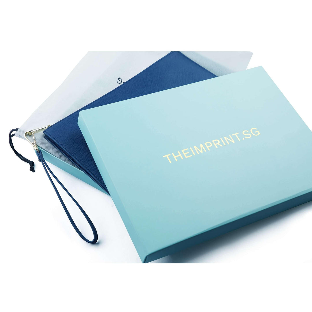 Nude - Small Saffiano Pouch - THEIMPRINT
